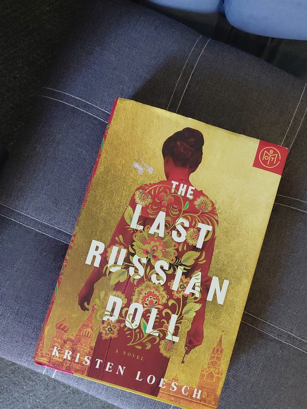 The Last Russian Doll by Kristen Loesch ā Gold & Red Hardcover Novel